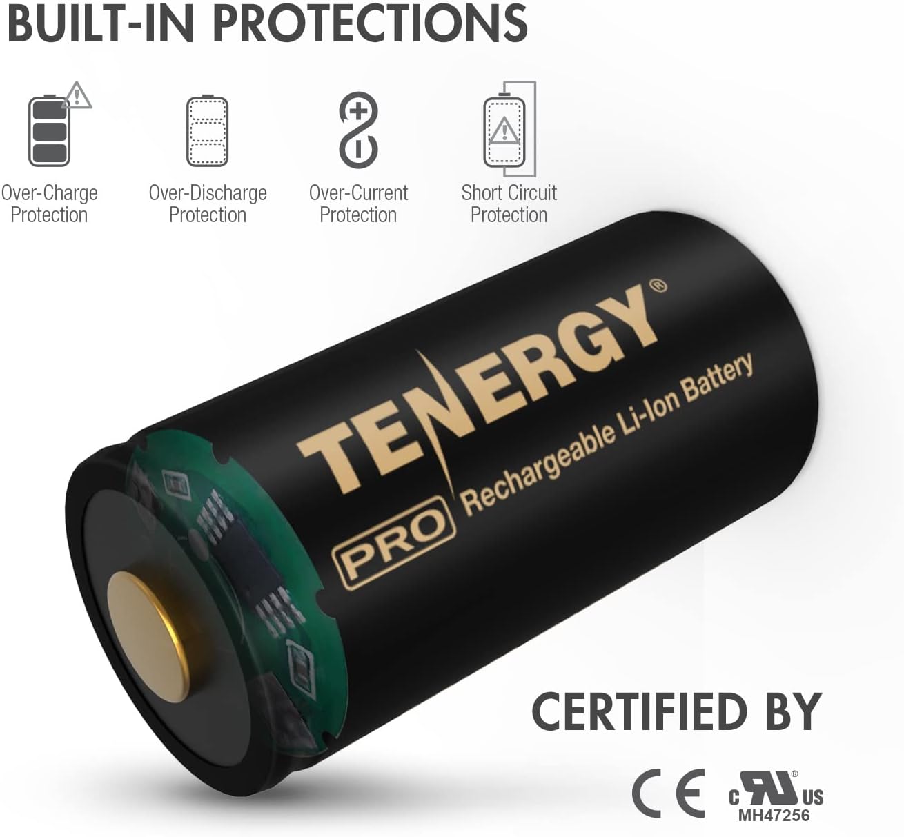 Tenergy 16 Pack Premium Pro Batteries Compatible with Arlo Wireless Cameras Certified Works with Arlo