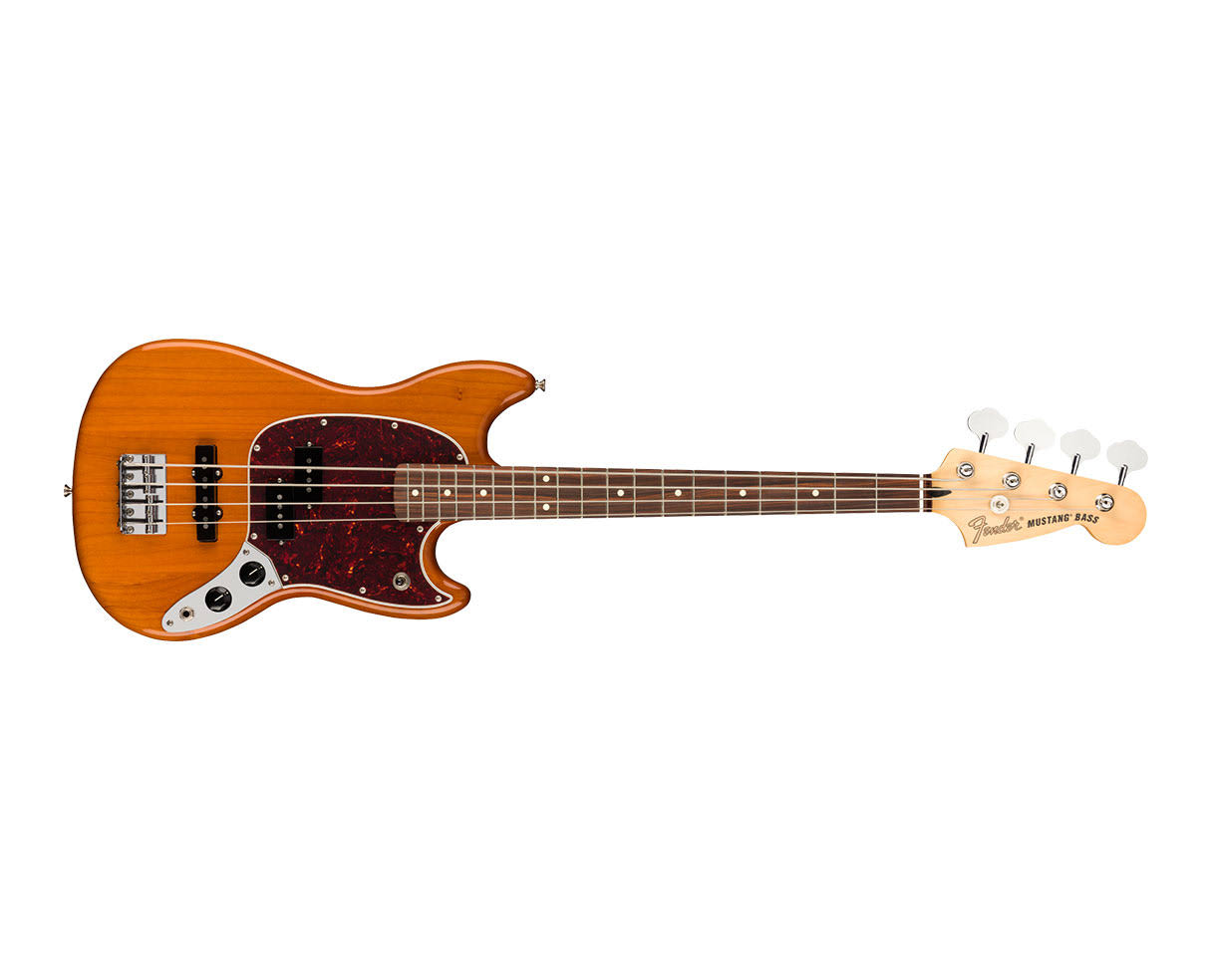 Fender Player Mustang Bass PJ Pau Ferro Aged Natural
