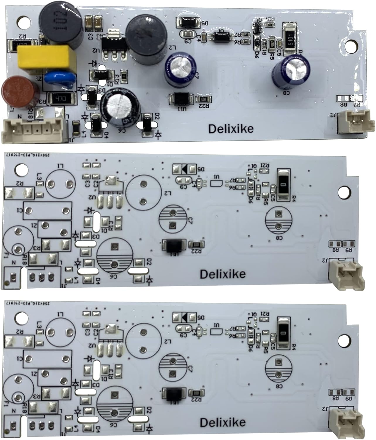 W10515058 / W10515057 LED lights (2) and LED Drivers Compatible With Whirlpool Kenmore Maytag(Note: No plastic case, only PCD board)