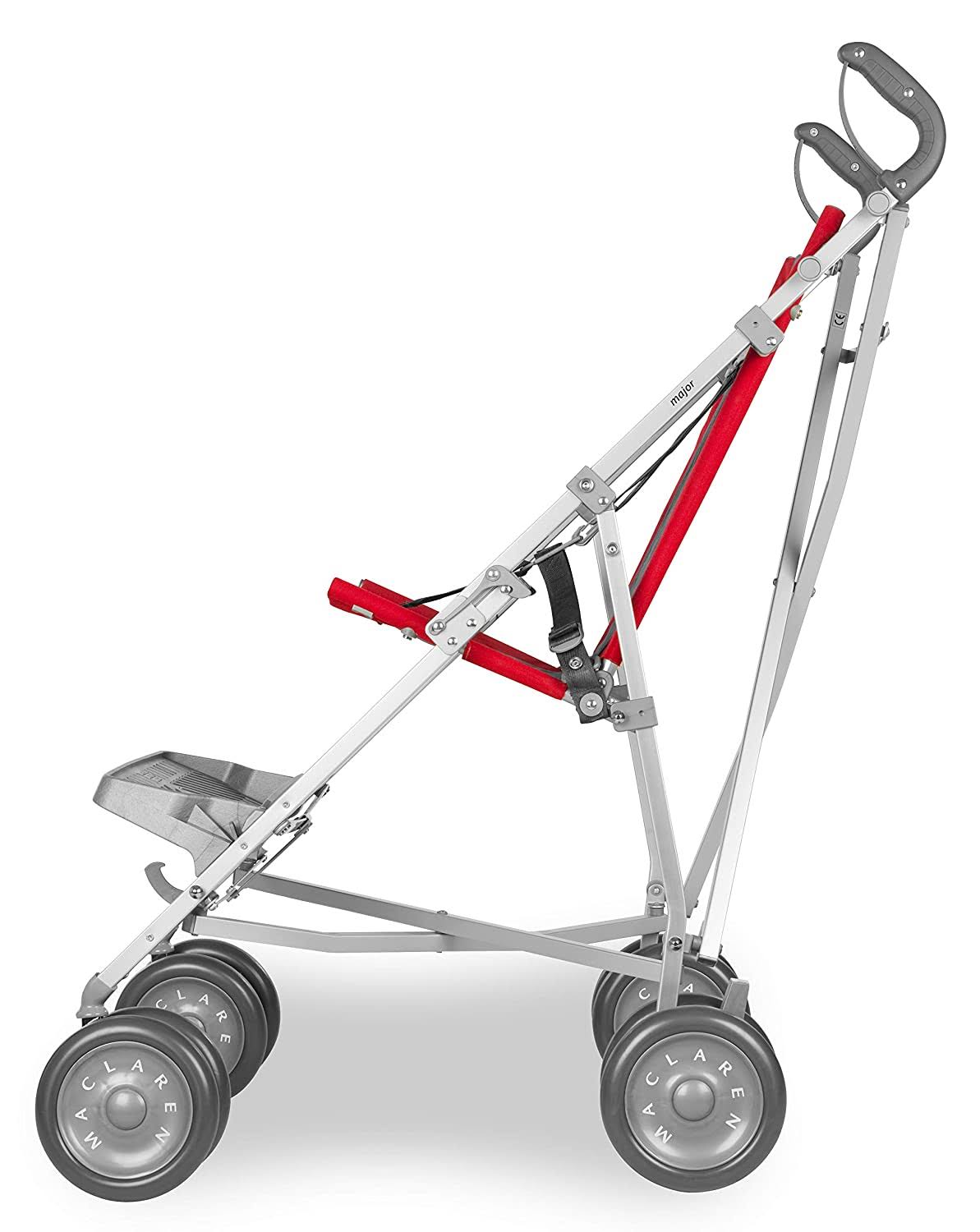 Maclaren Major Elite Stroller, Cardinal/Charcoal