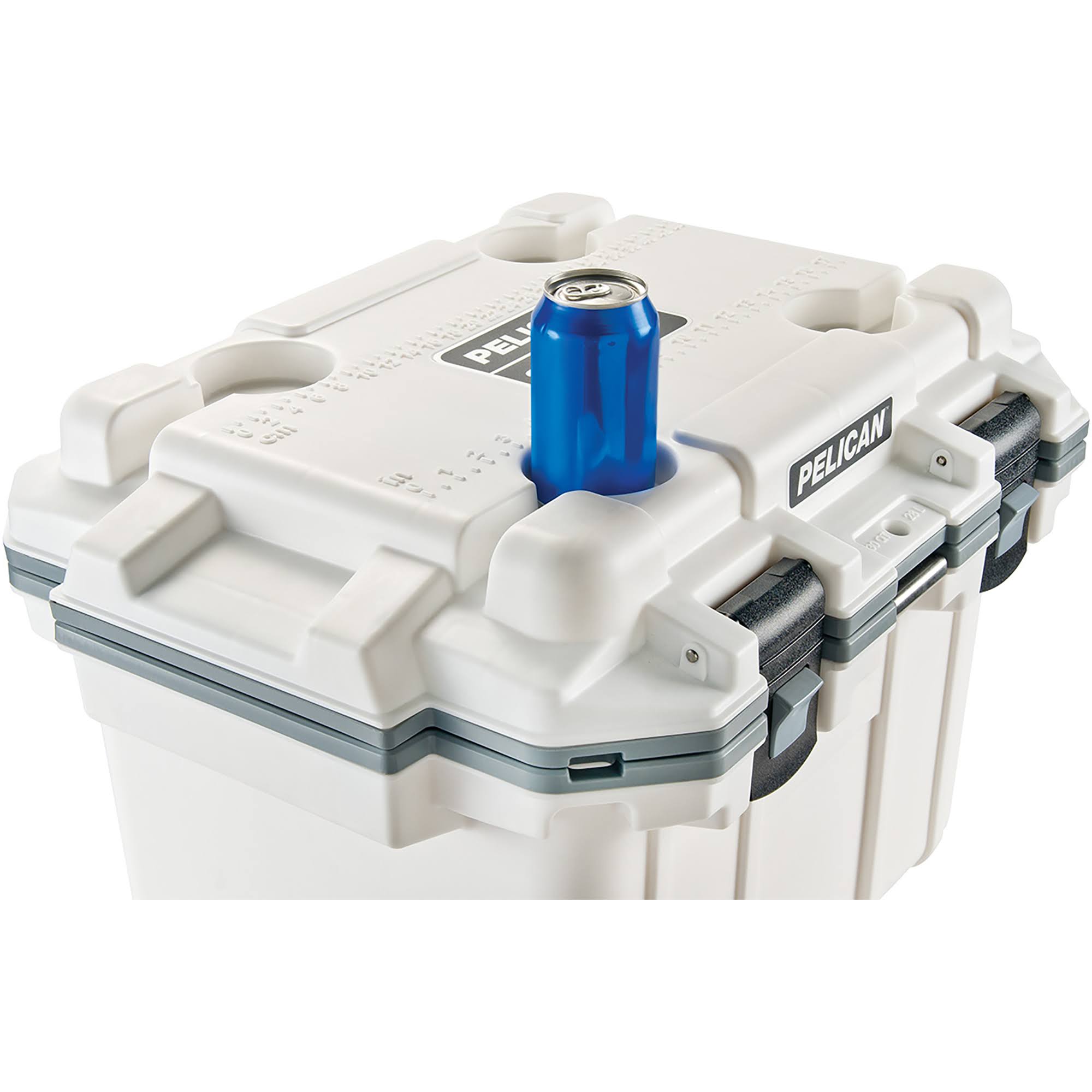 Pelican ProGear 30-Quart Elite Cooler - white/gray