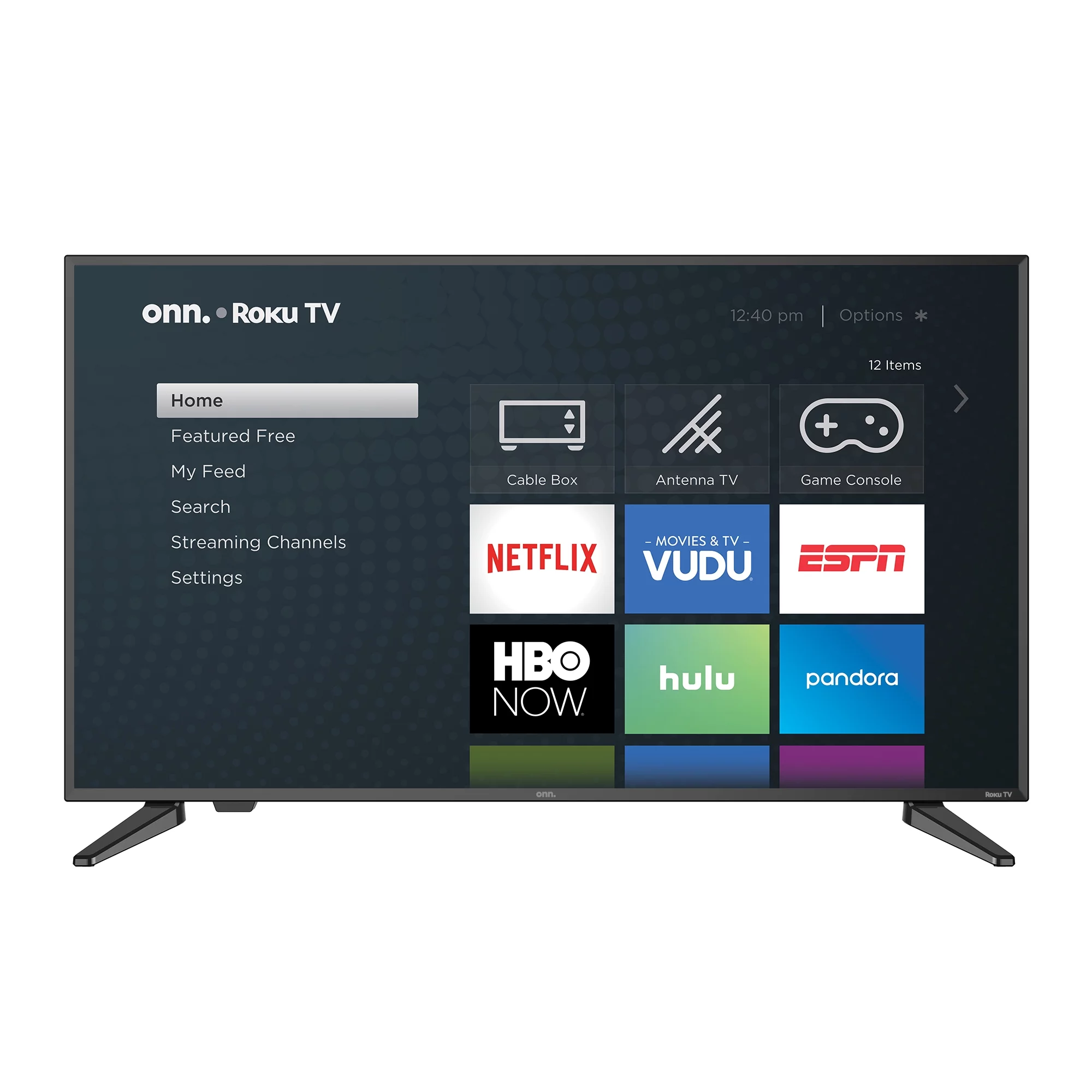 onn. 40" Class 1080p FHD Roku Smart LED TV (100005395) - Curated Treasures Market