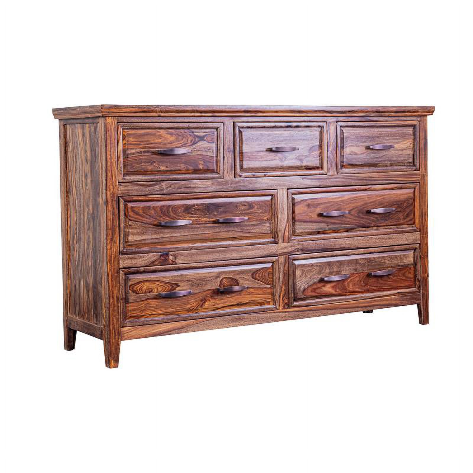 Sonora Solid Sheesham Wood Dresser - Brown