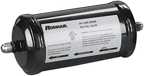 Robinair 34724 A/C Recycling Filter-Drier Spin-On Filter, Black Pack of 2