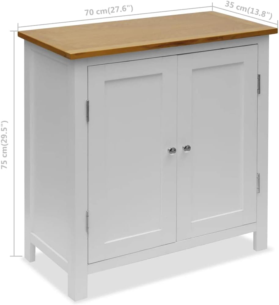 Cupboard 27.6"x13.8"x29.5" Solid Oak Wood,Bar Cabinet Functional Cabinet Entryway Cabinets with Storage Function Suitable for Kitchen,Liquor,Corridor,Cafeteria