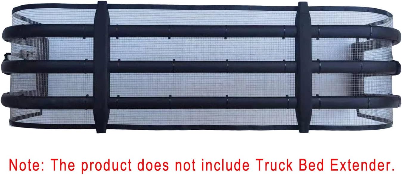 Moab Cargo Tailgate Net for Pickup Truck Bed Extender, Compatible with Ford Titan Tundra Ram Silverado Sierra Pack of 2