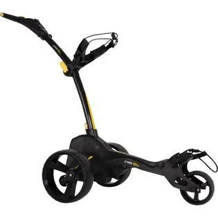 MGI Golf MGI Zip X1 Electric Golf Push Cart Swivel Wheel Caddie with Accessories, Black
