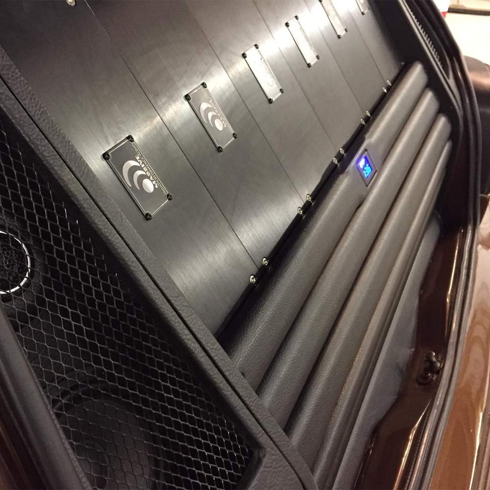 Massive Audio E3 - Car Audio 2,800 Watt Nano Edge Series, Monoblock Car Amplifier, Bass Boost, 1 Ohm Stable