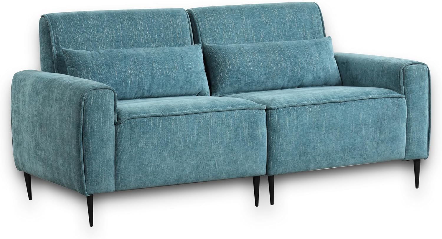 GOWE Valentina 74" Blue Chenille Sofa Loveseat Living Room Set