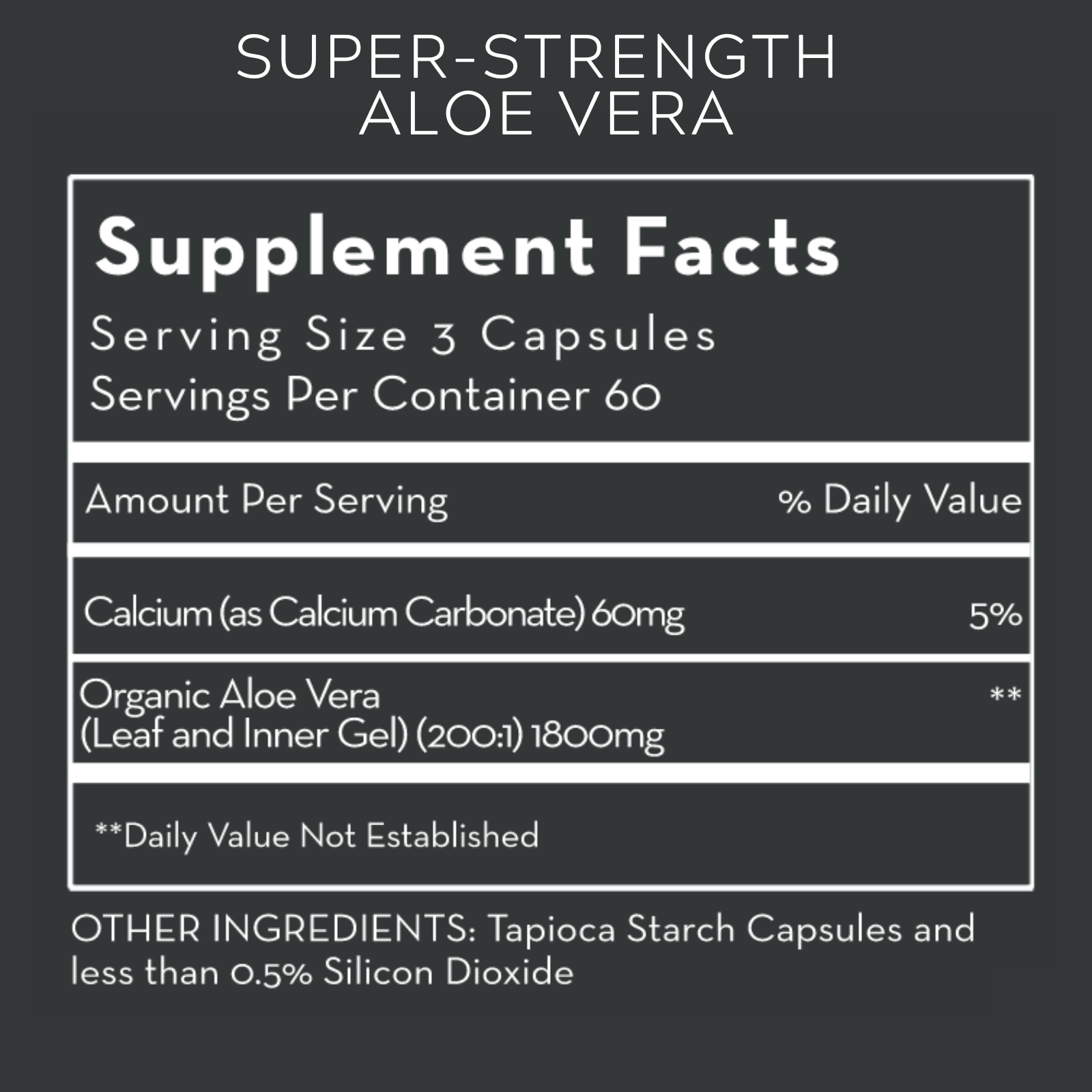Desert Harvest Interstitial Cystitis Starter Kit - Super Strength Aloe Vera Capsules + Calcium Glycerophosphate + Quercetin, for IC & Bladder Support