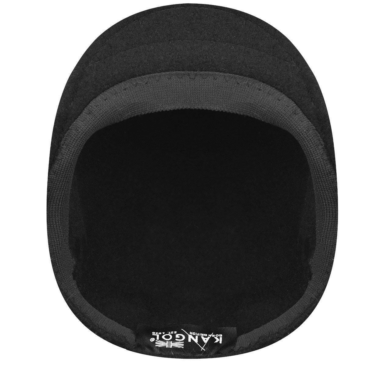 Men&s Kangol Seamless Wool 507 Cap, Black