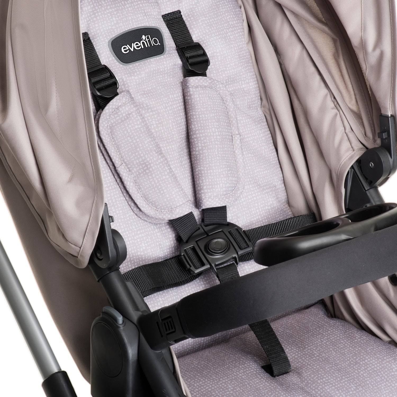 Evenflo Pivot Modular Travel System with SafeMax Infant Car Seat - Sandstone