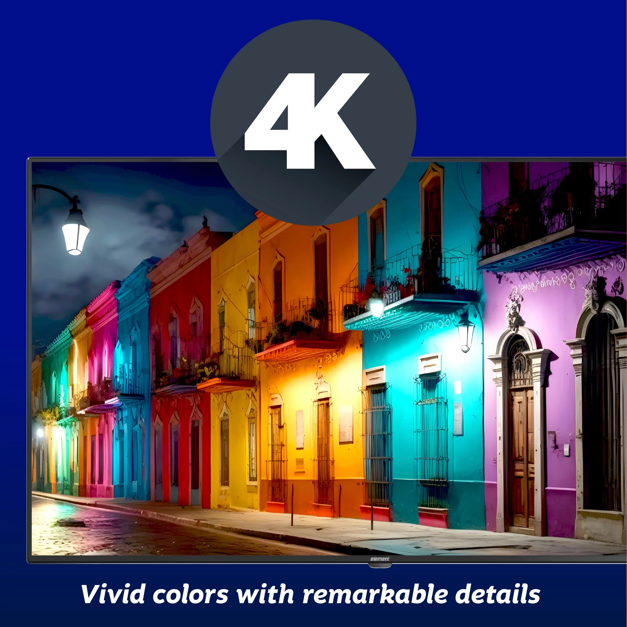 Element Electronics 50" 4K UHD HDR Smart Xumo TV, 120Hz Effective Refresh Rate and Dolby Vision® HDR Technology (E500AC50C)