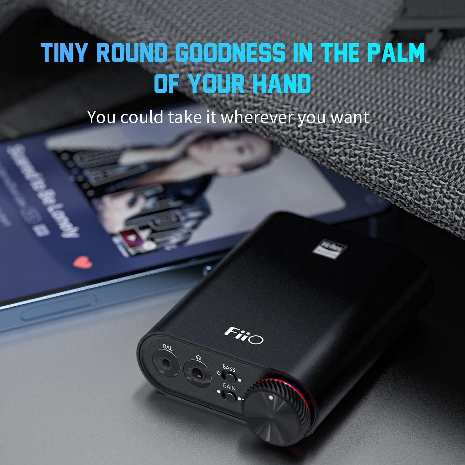 FiiO New K3 Headphone Amplifier High Resolution 384kHz/32bit PCM DSD256 USB-C DAC for Home and Computer Coaxial and Optical Digital Outs