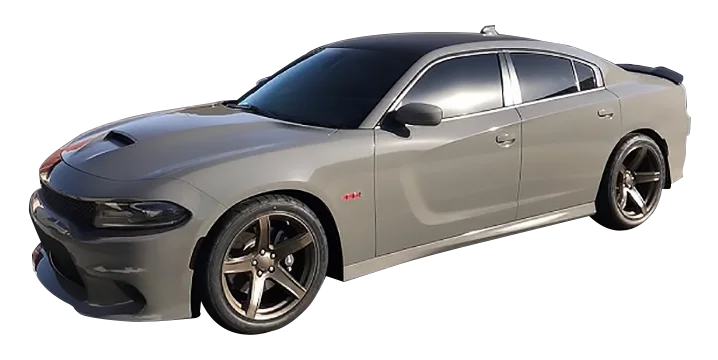 Set of 20" Matte Bronze Flow Forged HC2 Hellraiser Style Wheels for Dodge Charger or Challenger Widebody (20x11, 0mm Offset)