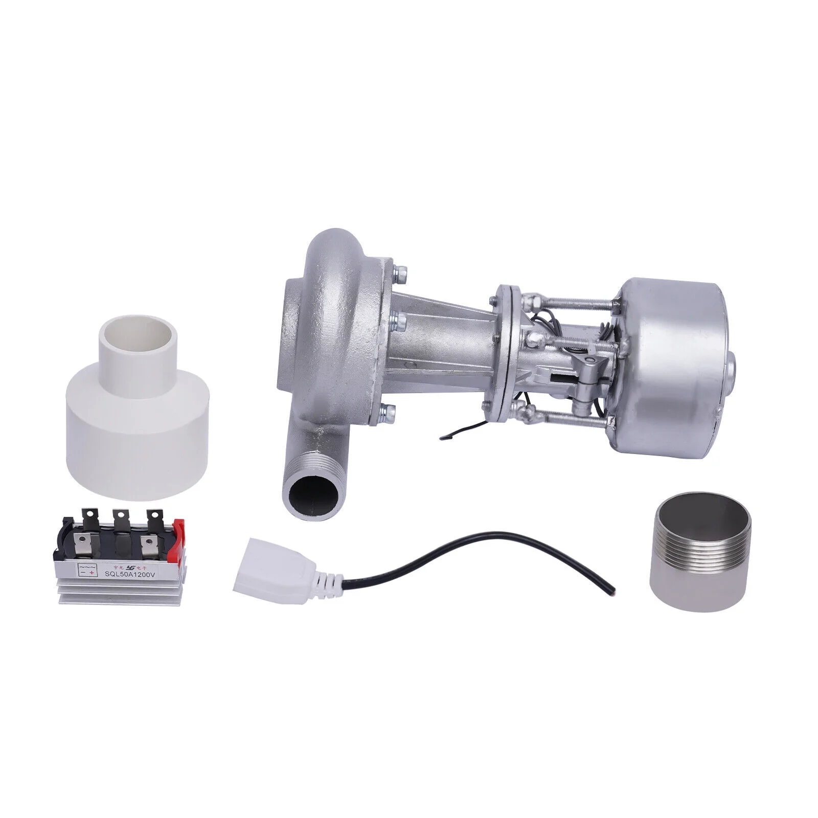 TOOL1SHOoo Micro Hydroelectric Generator 500 Watts 50hz 110 Volts High Power with Monitoring Portable