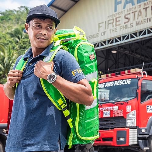 Statpacks G3+ Responder, Large Capacity ALS BLS Medic Backpack, Modular System for EMS, Firefighters, Healthcare (Blue)