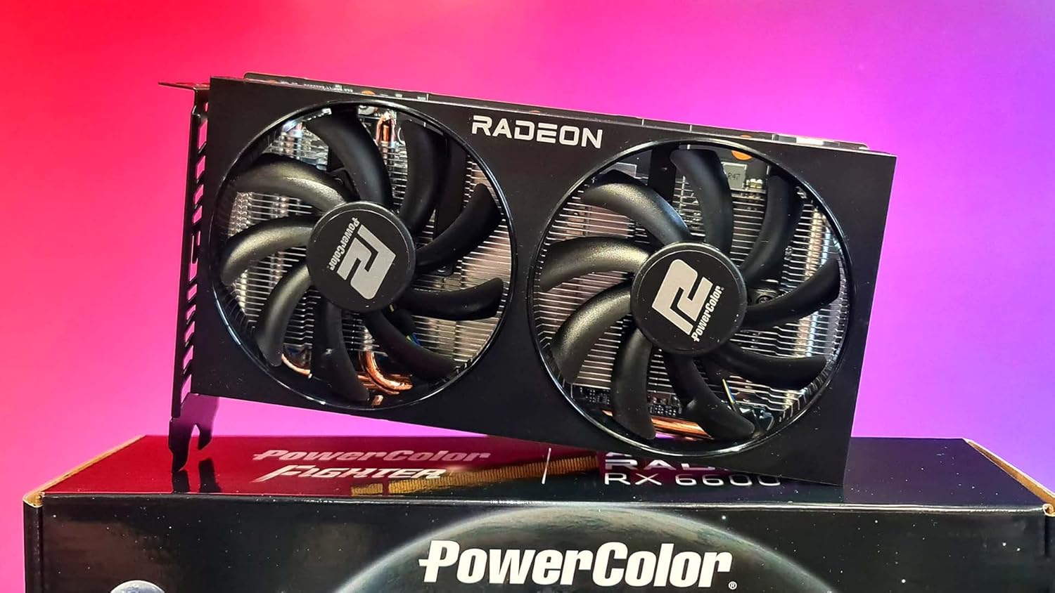 PowerColor Fighter AMD Radeon RX 6600 XT Gaming Graphics Card with 8GB GDDR6 Memory, Powered by AMD RDNA 2, HDMI 2.1