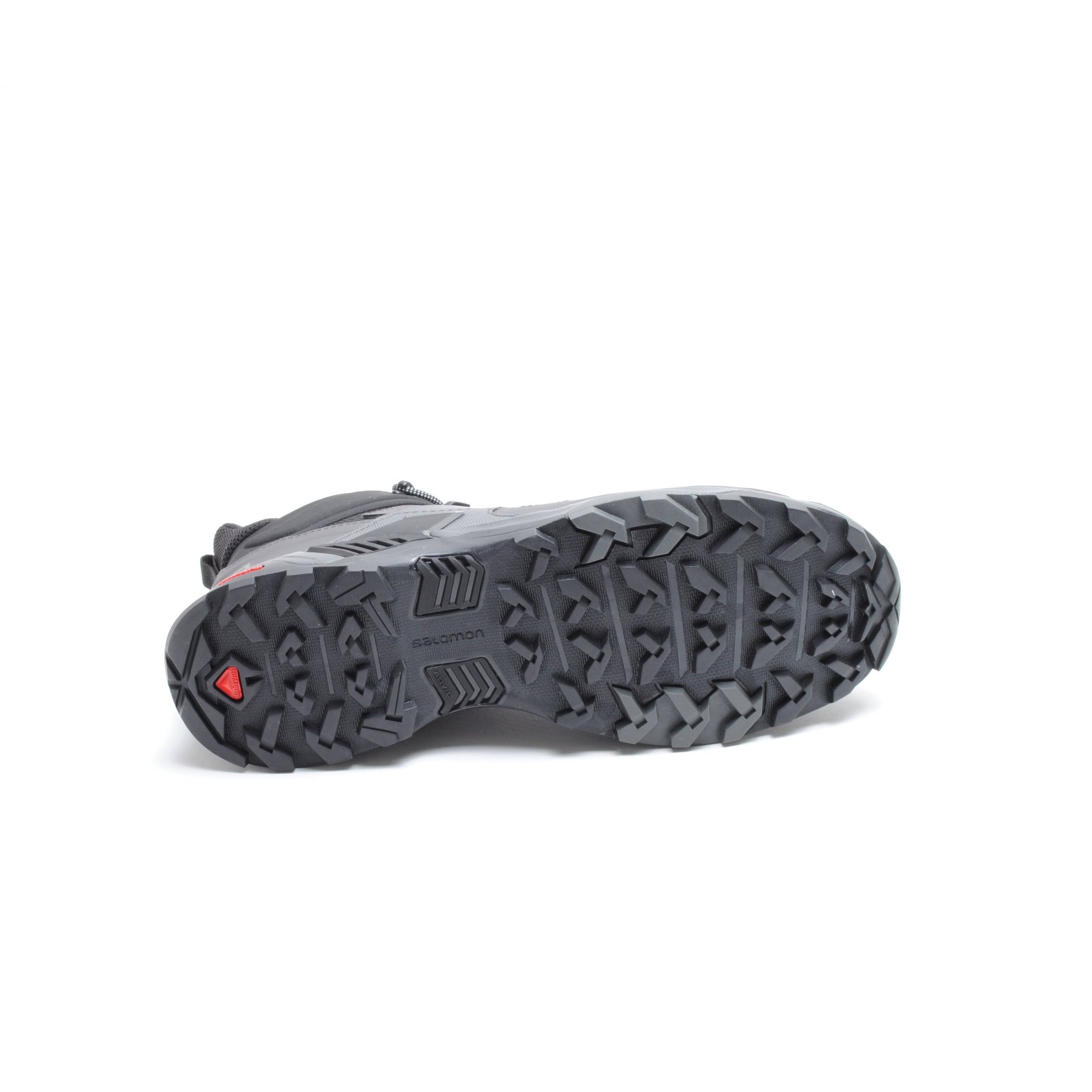 Salomon x Ultra 4 Mid Wide GTX Men&s, Black / Magnet / Pearl Blue / 10