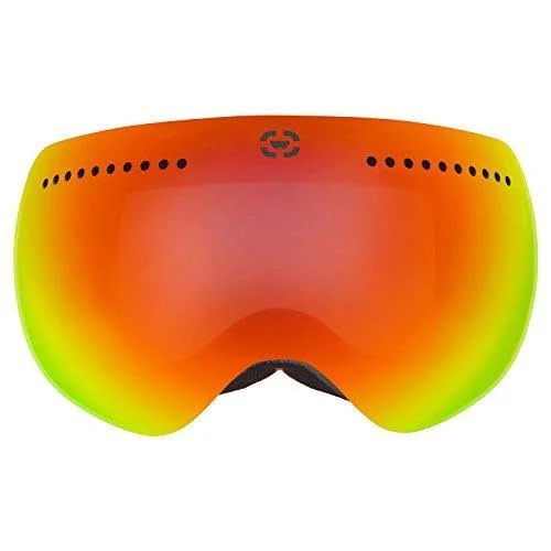 Winterial Magnetic Ski and Snowboard Goggles, Includes 2 Interchangeable Lens and Case, One Size Fits All