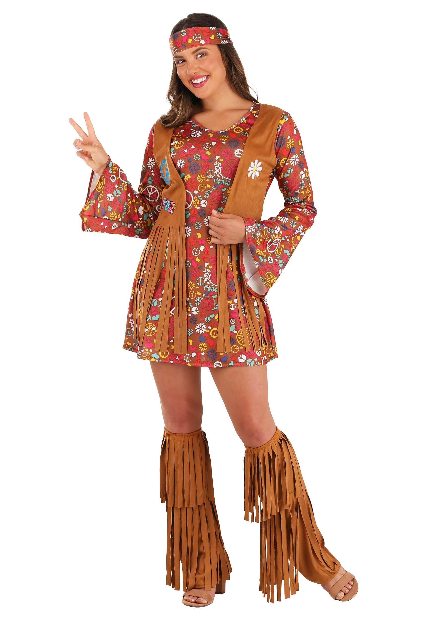 Peace u0026 Love Hippie Adult Costume
