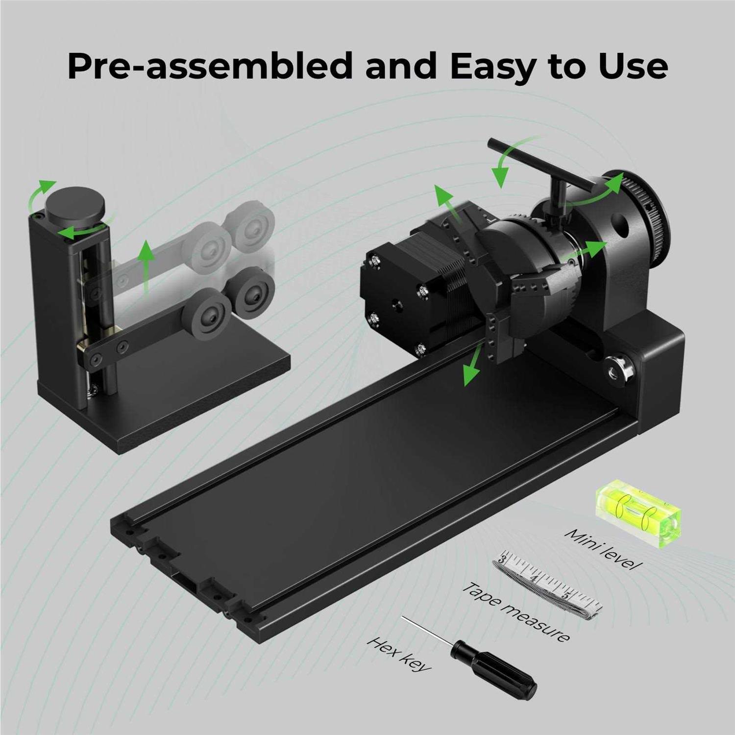 xTool RA2 Pro 4-in-1 Laser Rotary Roller Laser - Shop Hardware Tools Online Store