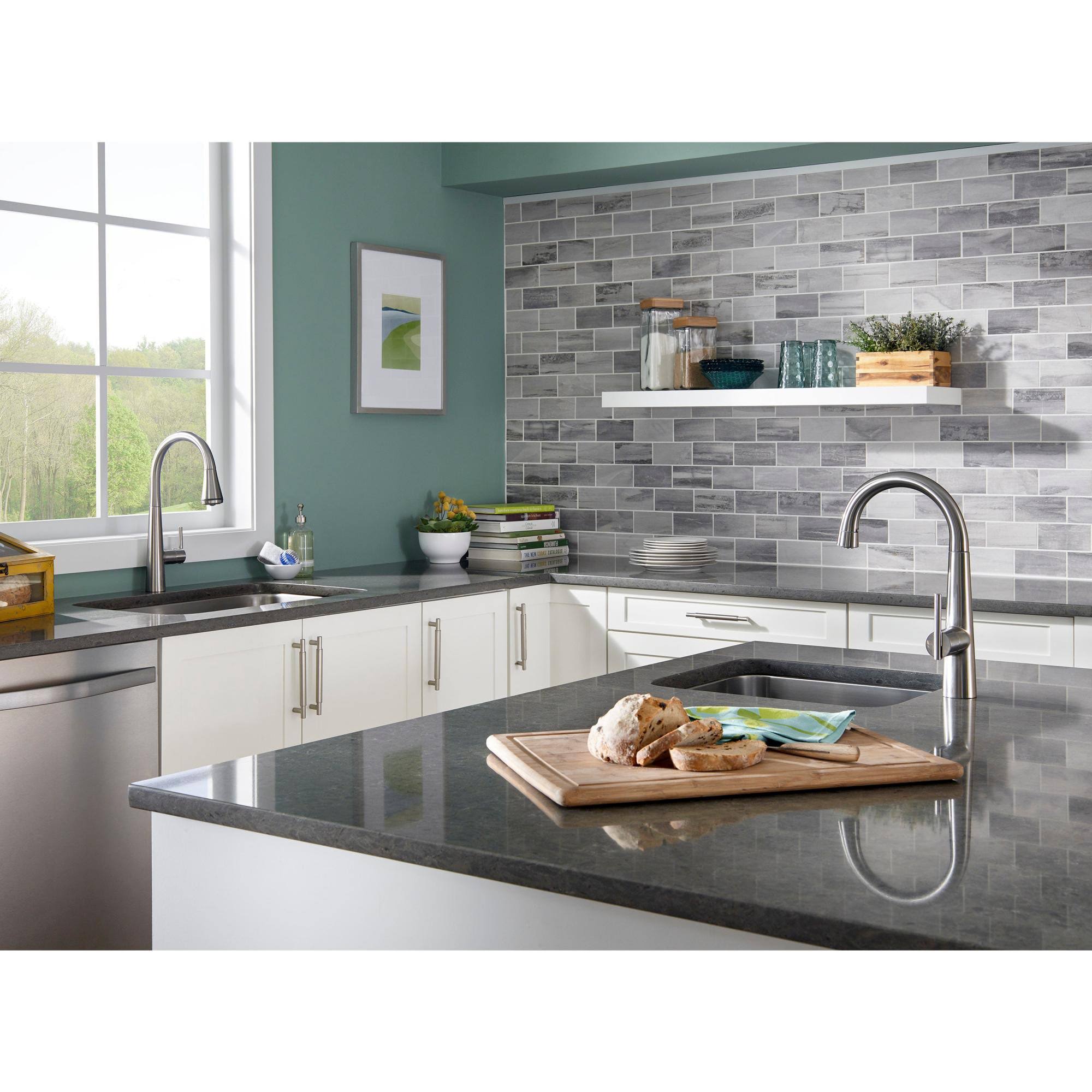 American Standard 4932410.002 Edgewater Pull-Down Bar Faucet, Polished Chrome