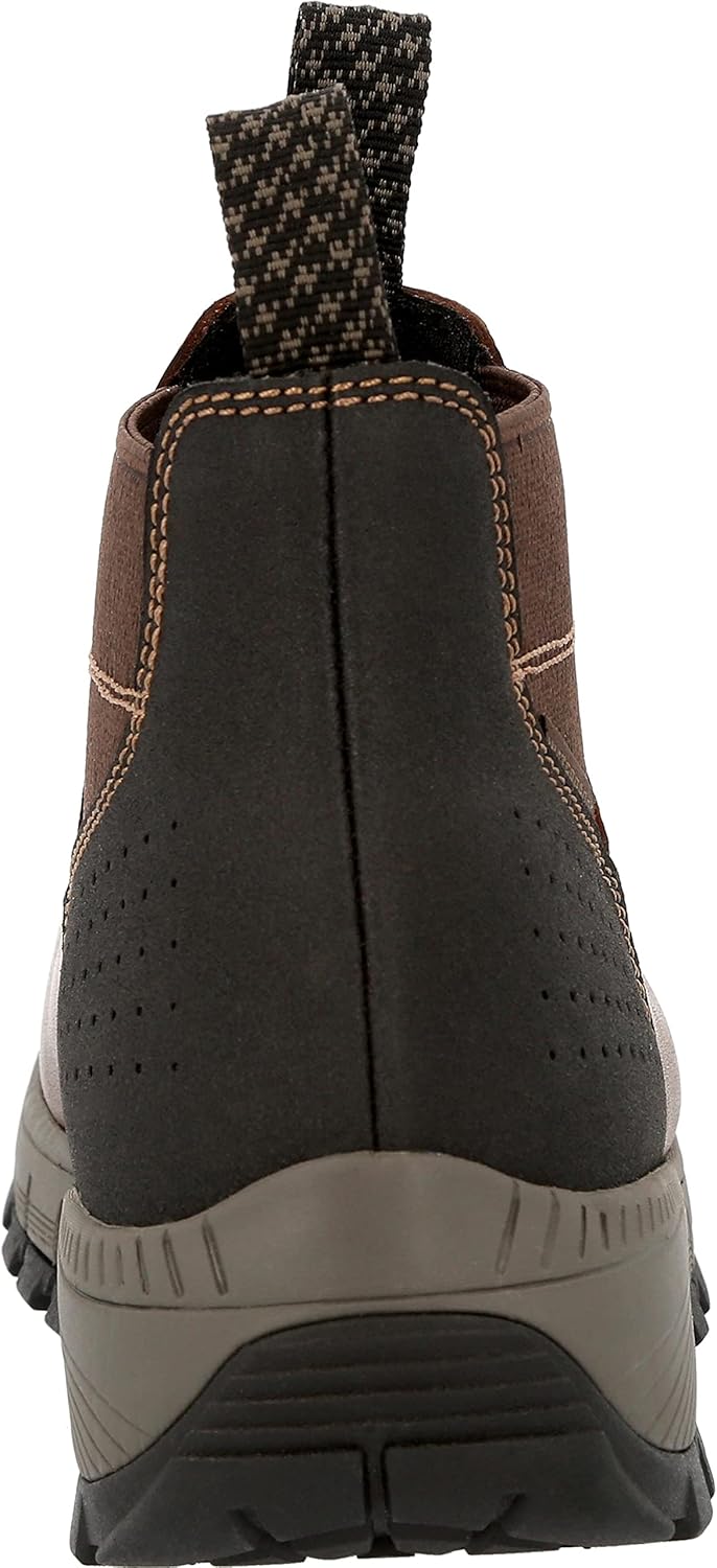 Georgia Boot Eagle Trail Waterproof Alloy Toe Chelsea Work Boot Size 8.5(M)
