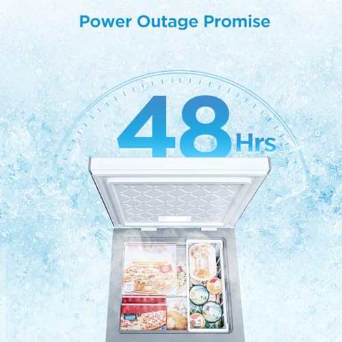Midea MERC07C4BAWW Cubic Feet Chest Freezer, 7.0 Cu.ft-New, White