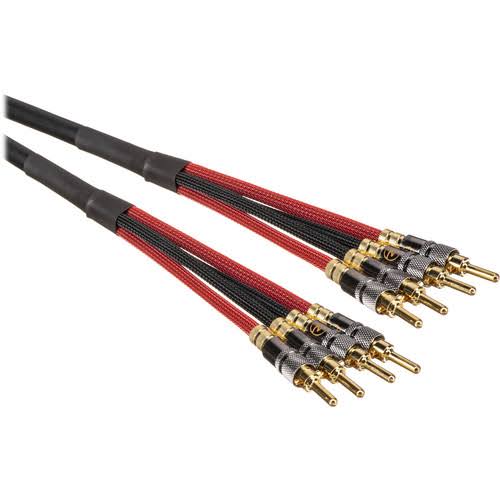 Canare 4S11 Speaker Cable 4 Banana to 4 Banana (20&) CA4S114B4B20