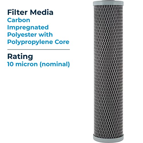 SpiroPure SP-NCP Series 10 Micron Carbon Wrap Filters