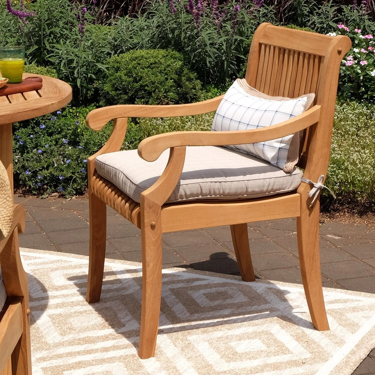 Cambridge Casual  Chara 5-piece Teak Patio Dining Set with Cushion