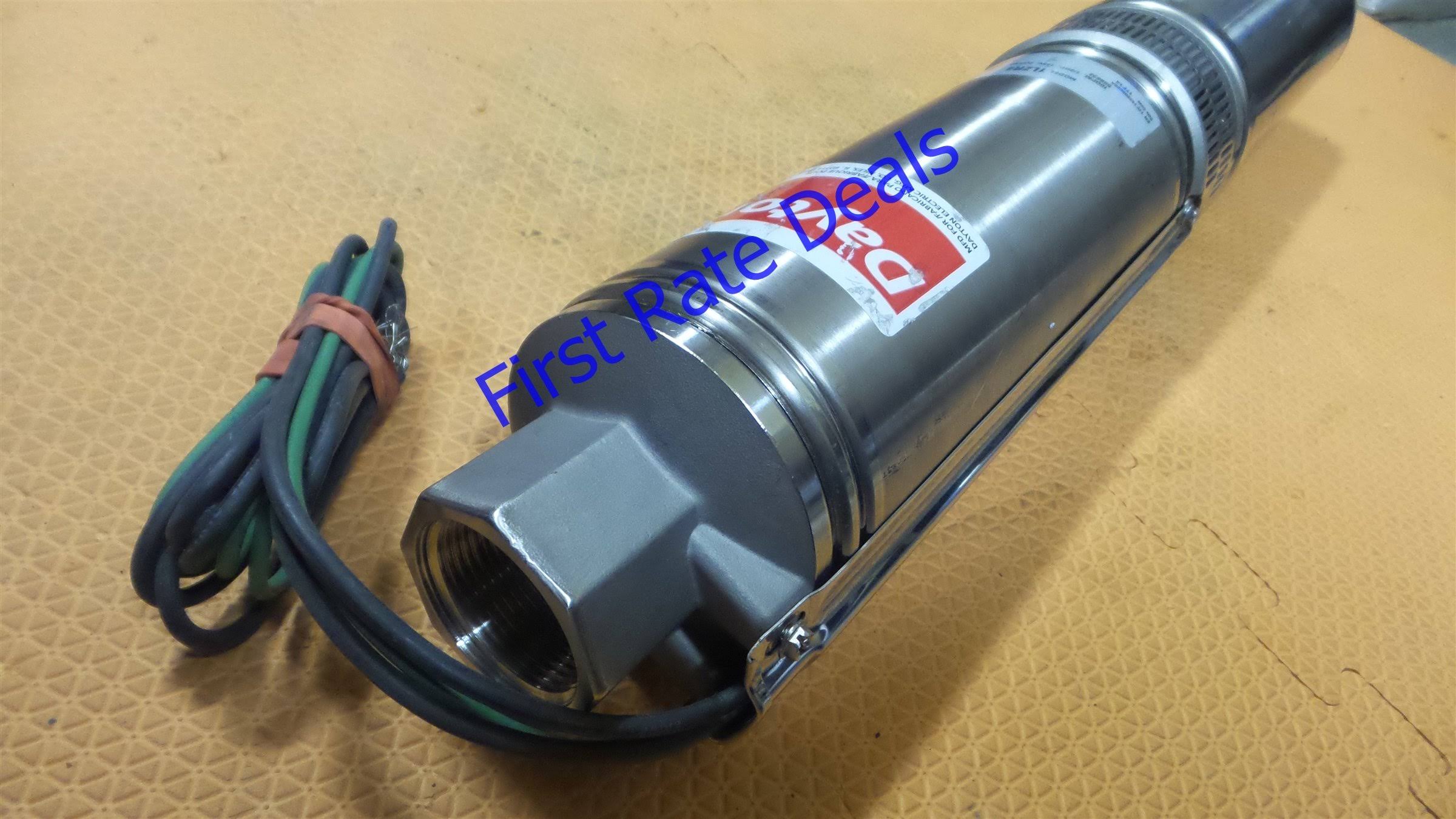 Dayton 1LZR4 Pump,Deep Well,2 Wire,10GPM,1/2HP,115V