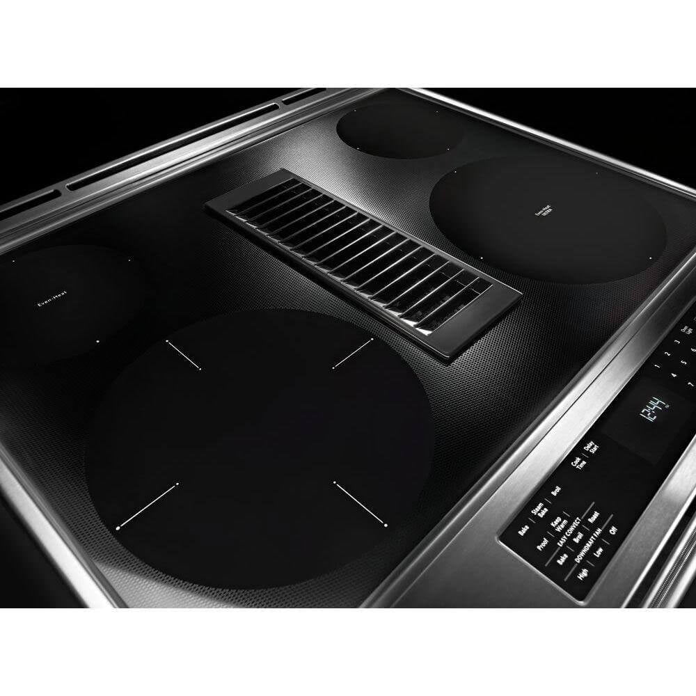 KitchenAid KSEG950ESS 6.4 Cu.Ft. Stainless Convection Slide-in Downdraft Range