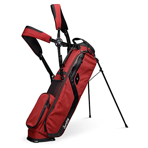 Sunday Golf El Camino Bag - Lightweight Sunday Golf Bag with Strap and Stand – Easy to Carry – Golf Stand Bag for The Driving Range, Par 3 and Standard Courses, 3.9 pounds