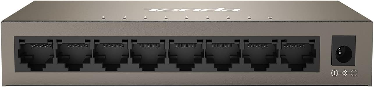 Tenda TEG1016M | 16 Port Gigabit Unmanaged Ethernet Network Switch|Ethernet Splitter|Plug & Play|Fanless Metal Design|Desktop/Wall-Mount|Traffic Optimization |Limited Lifetime Protection Pack of 2