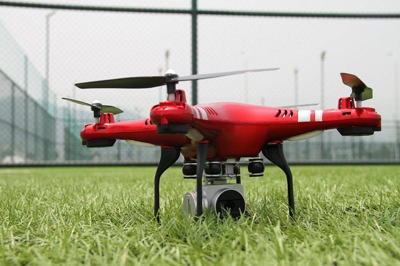 WiFi Drone Splash Auto with 1080p Camera Live Video and GPS, Red