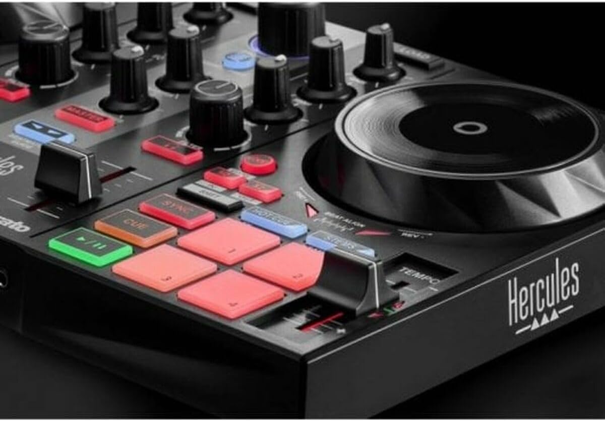 Hercules DJ Controller, Black (INPULSE200MK2)