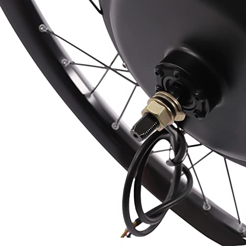 26Inch 72V 2000W Electric Bike Conversion Kit, Rear Wheel Powerful Motor Conversion Kit with Controller & Display, 9-Speed Adjustment E-Bike Kit for Modified Bicycles