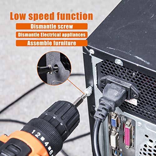 jar-owl Tool Kits 16.8V Cordless Drill Lithium Lon with 91 Piece Tool Set Combination Package and Plastic Toolbox Storage Case