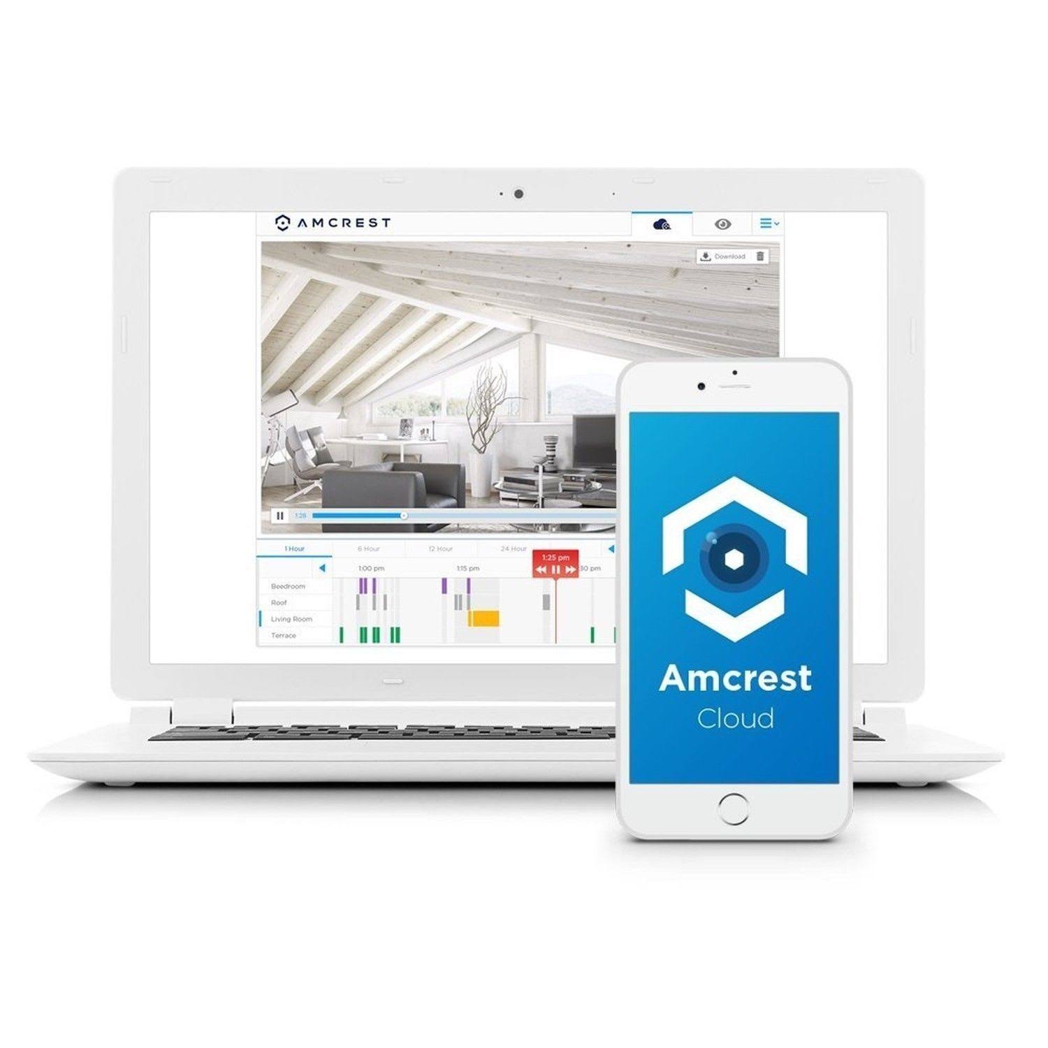 2-Pack Amcrest ProHD 1080p WiFi/Wireless IP Security Camera Ip2m-841 Pan/Tilt, 2