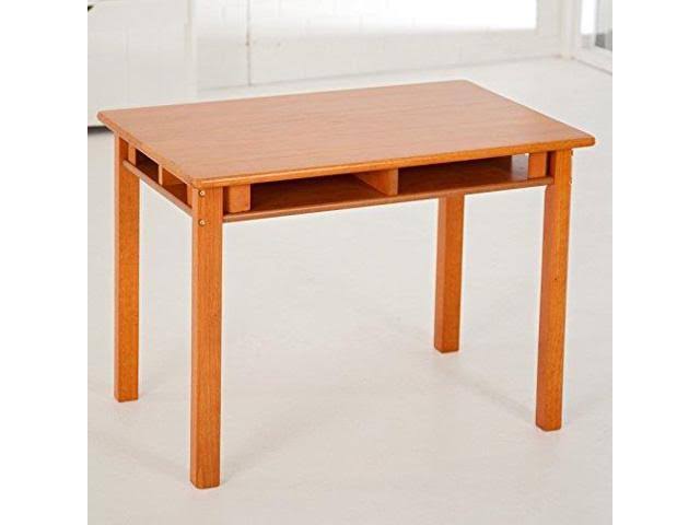 Lipper Childrens Rectangular Table and 2 Chairs Set, Walnut