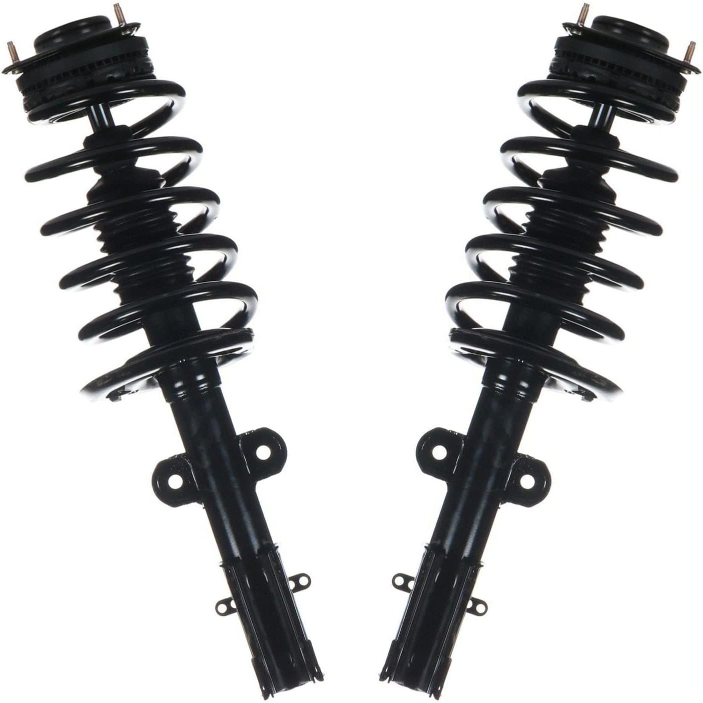 Detroit Axle - Front Struts w/Coil Spring & Sway Bar End Links Kit Replacement for Chrysler Town & Country S Dodge Grand Caravan R/T GT Ram C/V