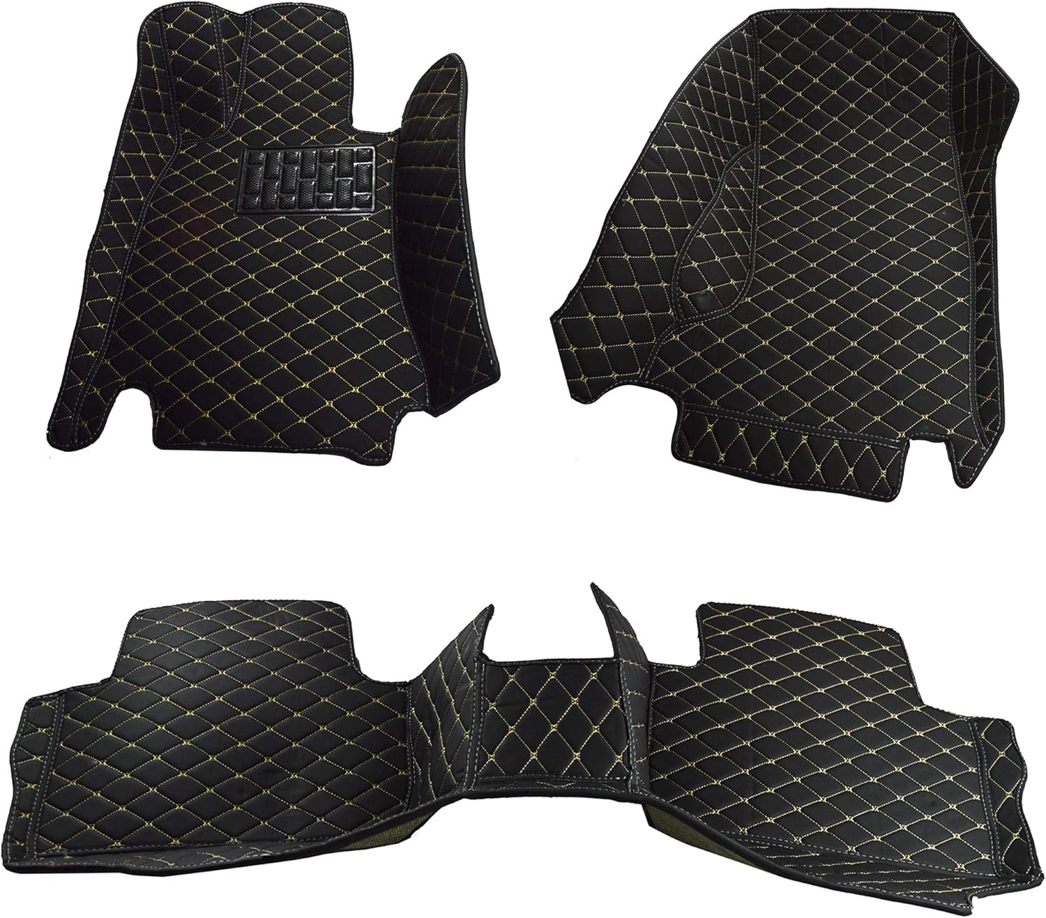 Custom Fit [Made in USA] All Weather Heavy Duty Full Coverage Floor Mat Floor Protection [Front and Rear] for 2018 2019 2020 2021 Chevrolet Equinox - Black Single Layer