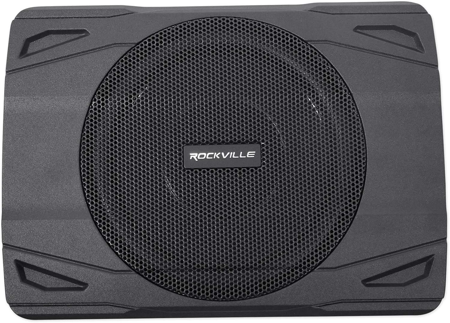 Rockville SS8P 400 Watt Slim Under-Seat Powered Car/Truck Subwoofer Sub+Amp Kit
