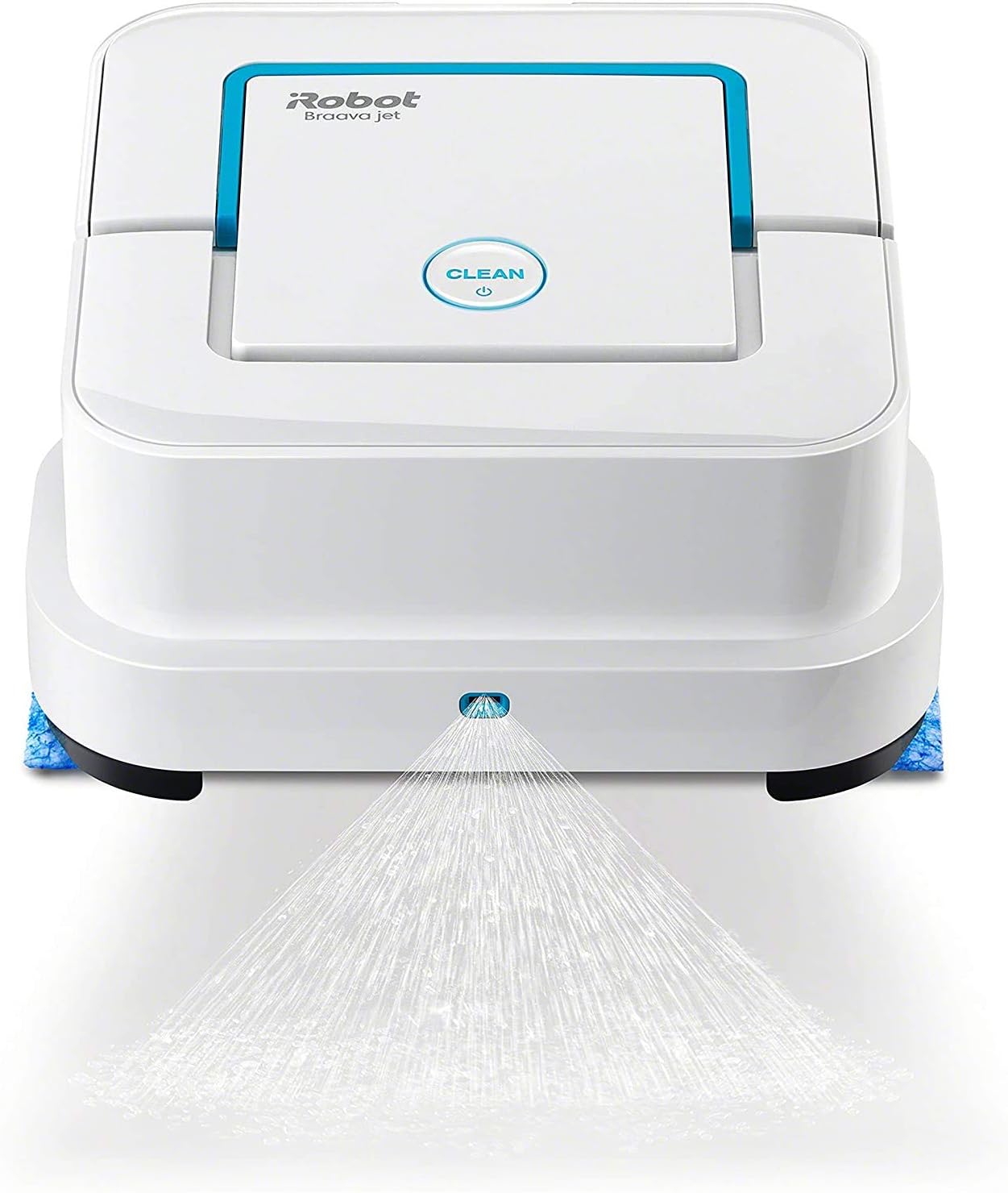 iRobot Braava Jet 240 Superior Robot Mop Bundle with 1 Jet Hard Wood Floor Cleaning Solution (2 Items)