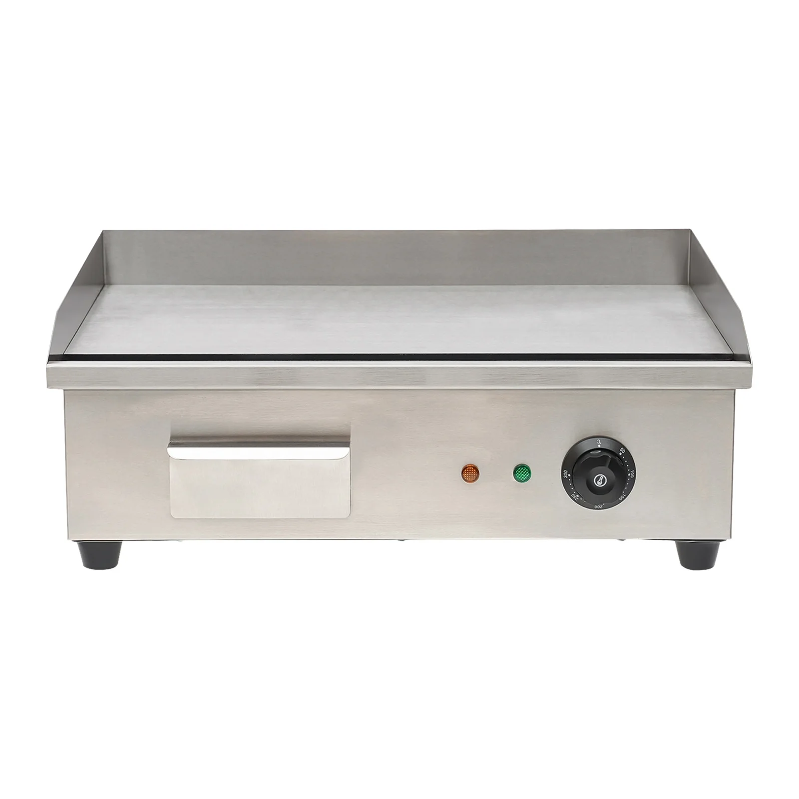 3000w Electric Countertop Griddle Flat For Restaurant Grill BBQ Thermostat 22"