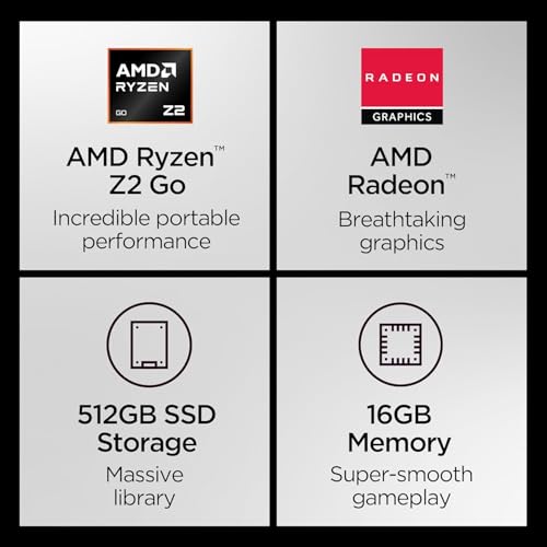 Lenovo Legion Go S - 2025 - Mobile Gaming Console - AMD Radeon graphics - 8" PureSight IPS Display - 120Hz - AMD Ryzen™ Z2 Go - 16GB Memory - 512GB Storage - Glacier White - Free PC Game Pass