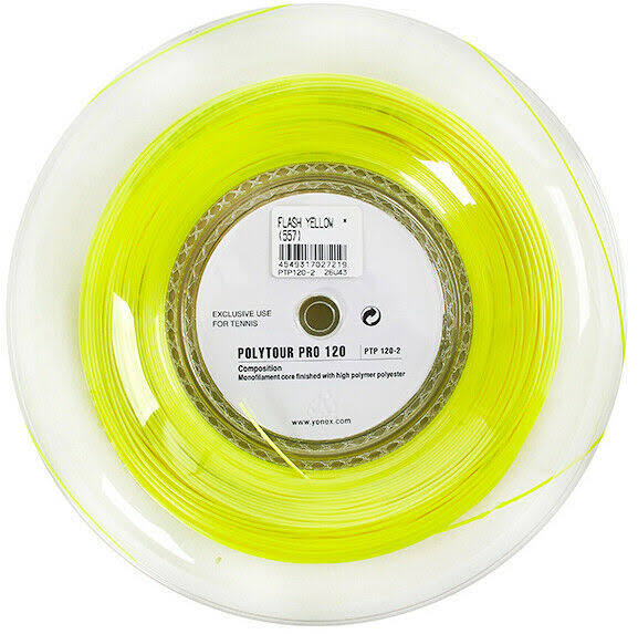 Yonex Poly Tour Pro 17 Tennis String Reel (Yellow)