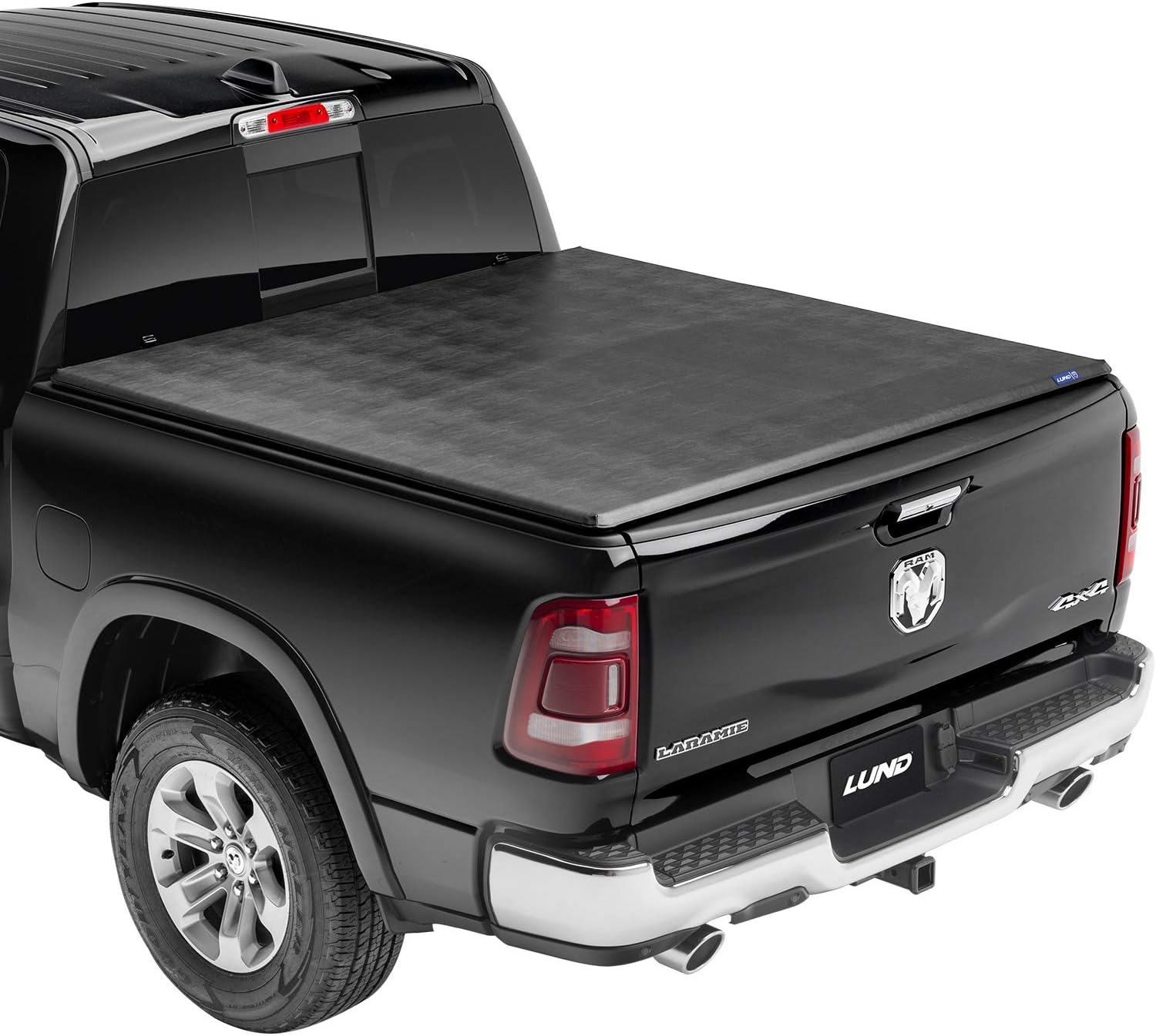 Lund Hard Tri-Fold Hard Folding Truck Bed Tonneau Cover | 969260 | Fits 2019 - 2022 Dodge Ram 1500 6' 4" Bed (76.3")